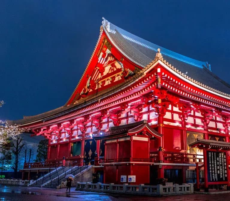 Sensoji Temple, Also Known as Asakusa Temple or the Temple of the Red Lantern