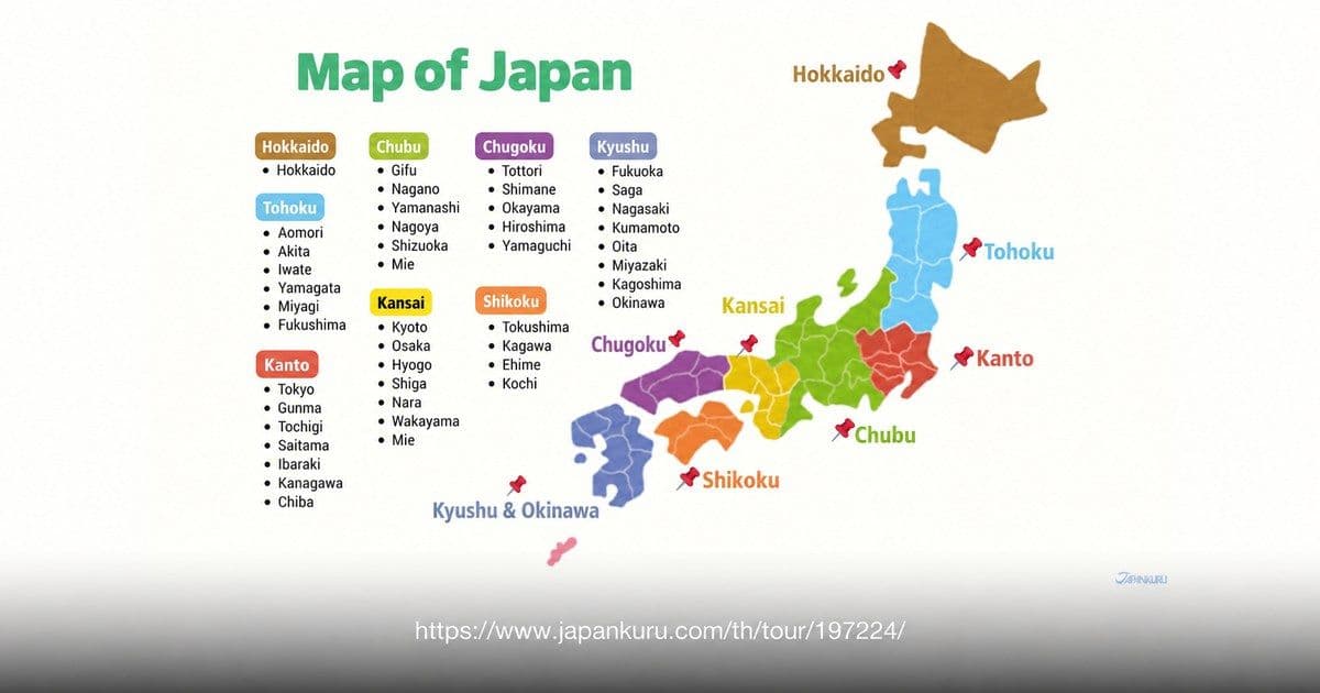 Recommended Prefectures of Japan
