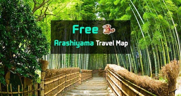 Free Arashiyama Travel Map