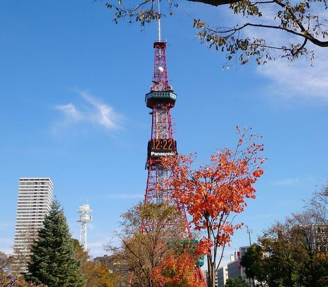 Odori Park and Sapporo TV Tower