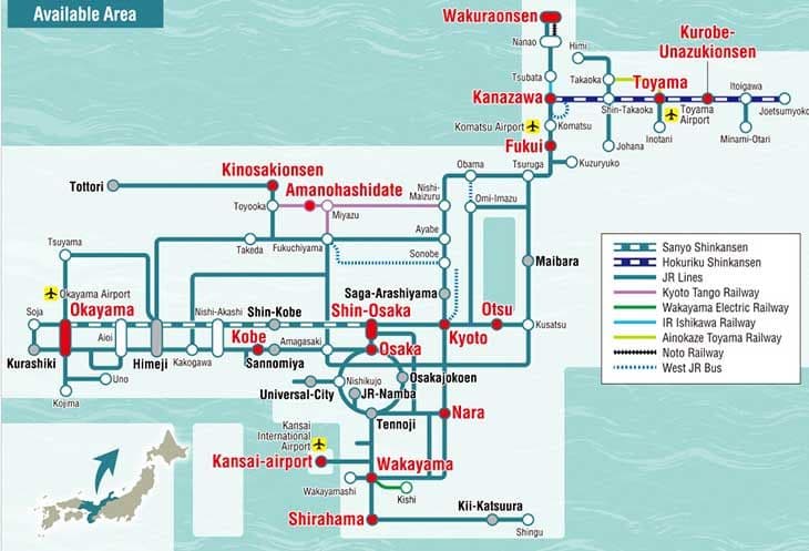 JR Kansai-Hokuriku Area Pass Update: Kansai-Hokuriku Train Pass