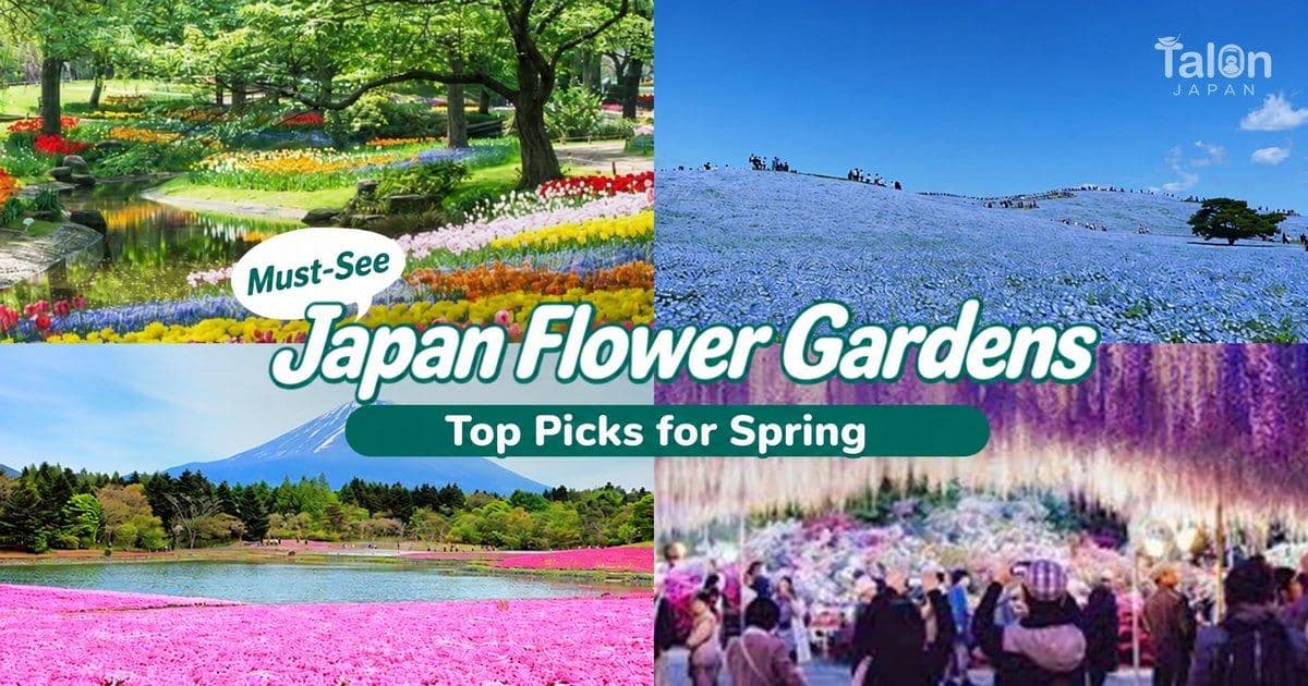 Japan Flower Gardens You Shouldn't Miss This Spring