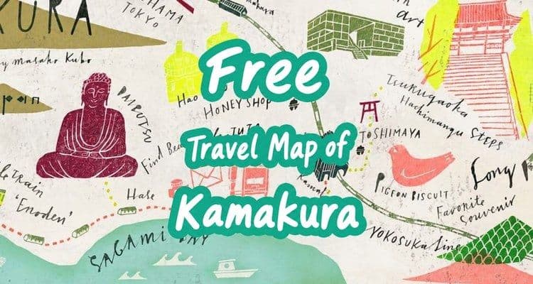 Free Kamakura Great Buddha Travel Map