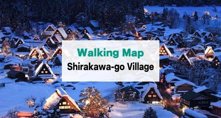 Free Map of the Historic Thatched-Roof Village of Shirakawa-go