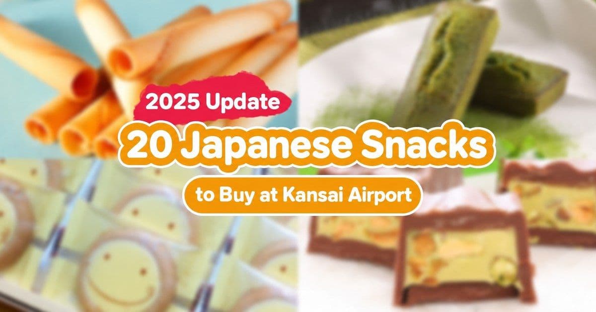 20 Japanese Snacks to Buy at Kansai Airport